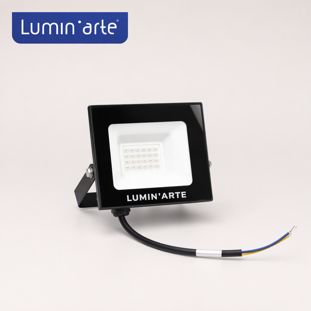 Светодиодный прожектор LUMIN'ARTE LFL-30W/R 30Вт красный цвет свечения IP65