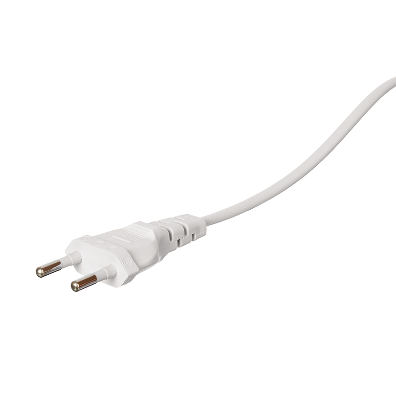 Сетевой шнур WIC-CIC-2PIN-C7-PL с вилкой и выключателем, разъем C7, 2PIN, 1.5м белый